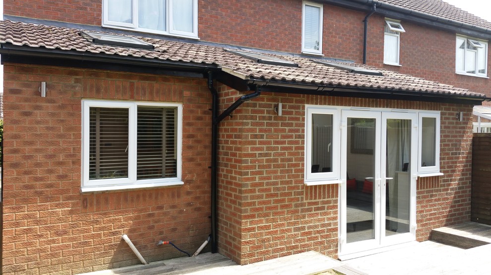 Exterior After-Single Story Rear Extension and Garage Conversion