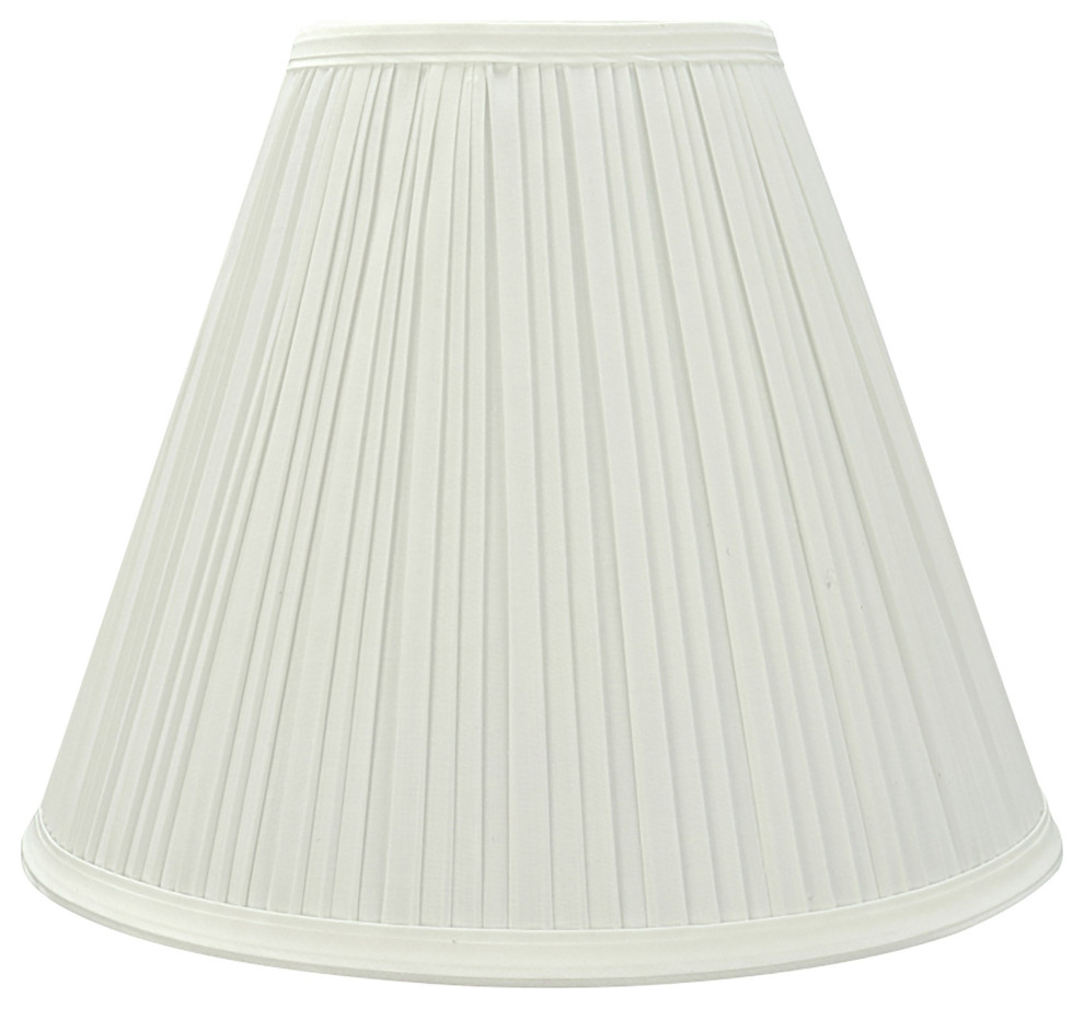 Aspen Creative 59176 Pleated Empire UNO Lamp Shade Off White 5"x11-1/2 ...