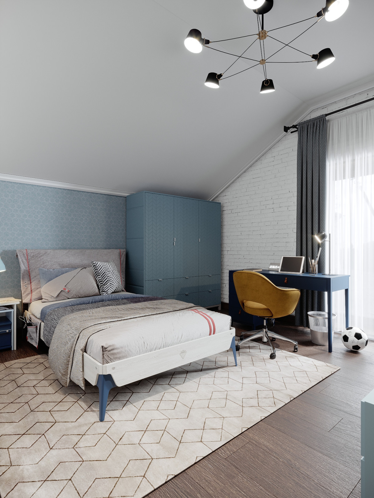 Детская для мальчика, 14,5 кв.м