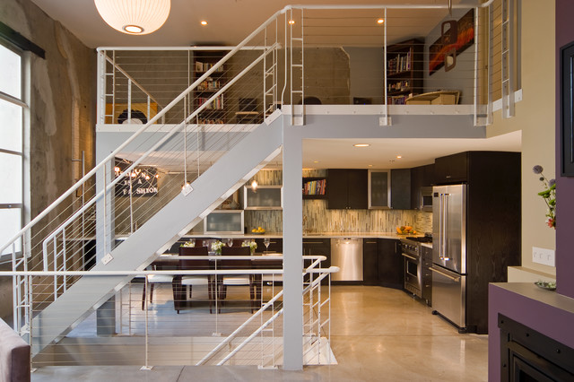 Loft Kitchen contemporary-trappa