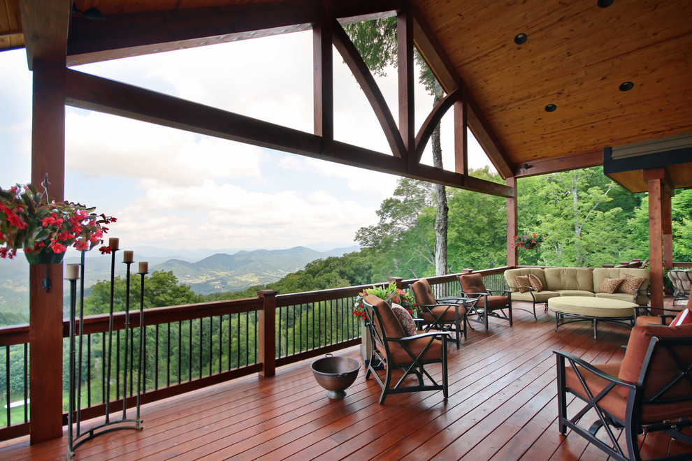 Deck - rustic deck idea