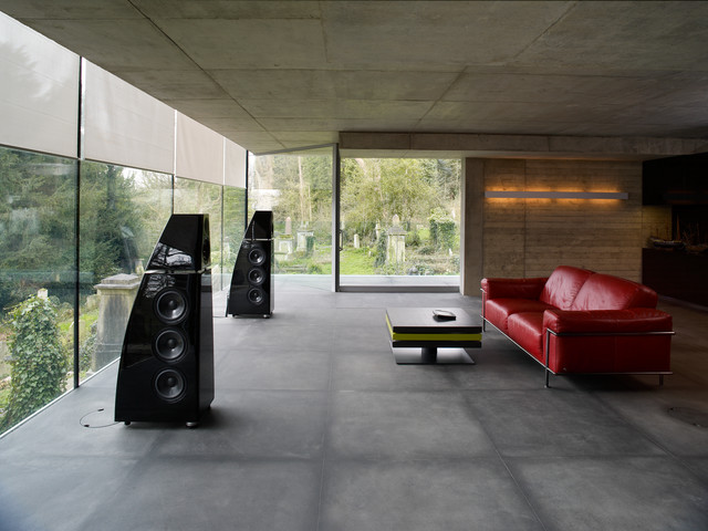 Meridian Audio contemporary-living-room