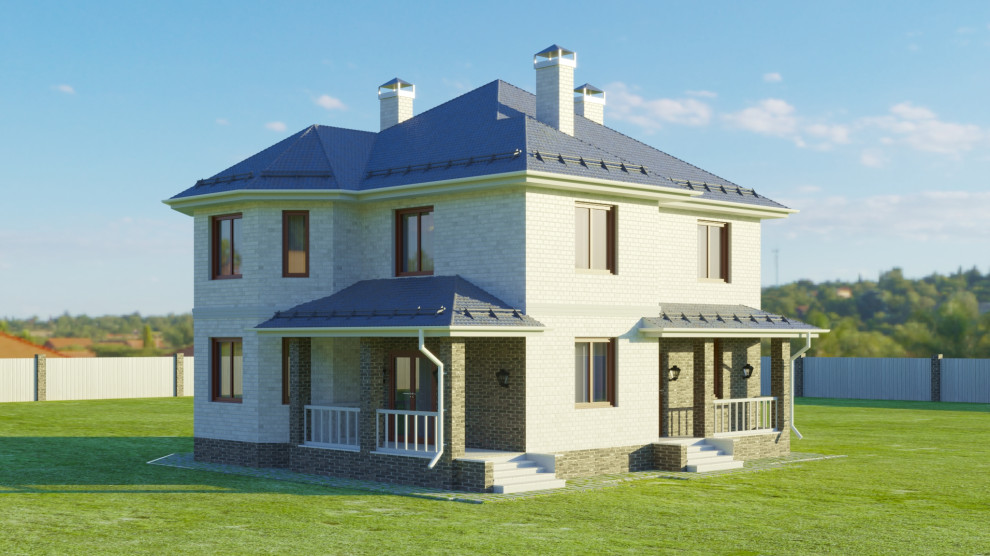 Дизайн-проекты и визуализации коттеджей и фасадов