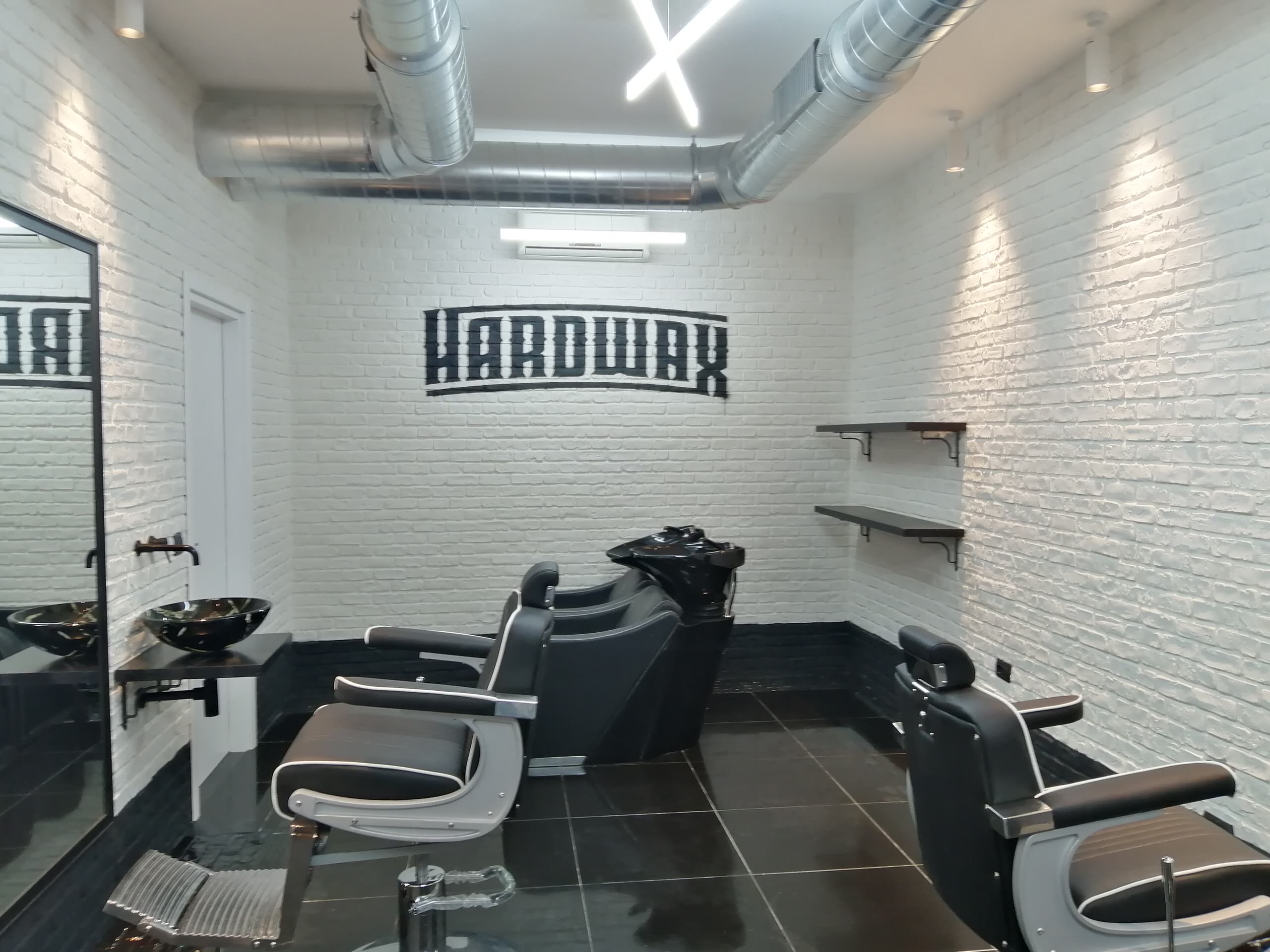 Barber shop industrial style