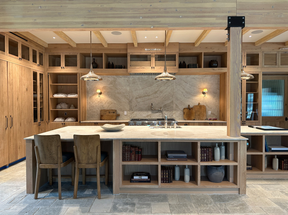 Mountain style kitchen photo in Los Angeles