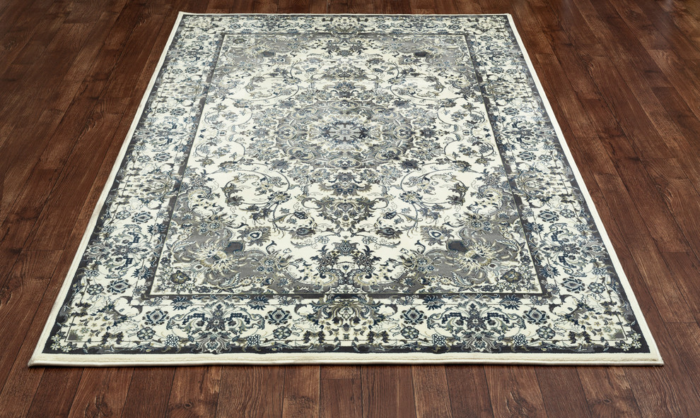 Chelsea Regina Area Rug, 5'3" Round Traditional Area Rugs by ART