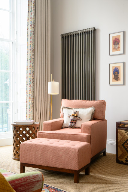 Heriot Row, Edinburgh transitional-living-room