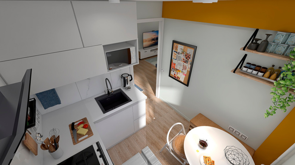 Сочный и бюджетный сканди интерьер