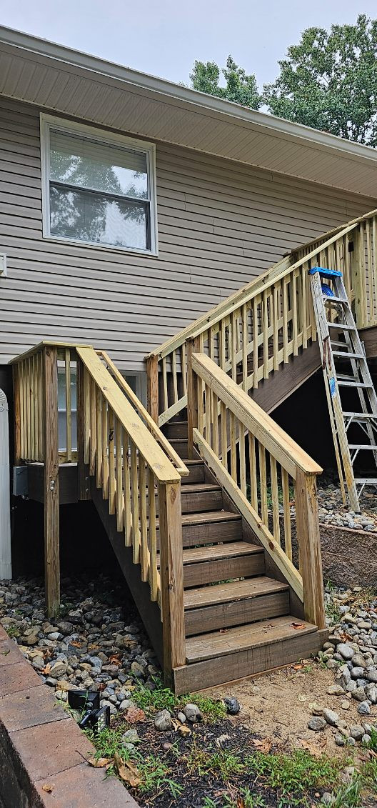 Residential deck construction