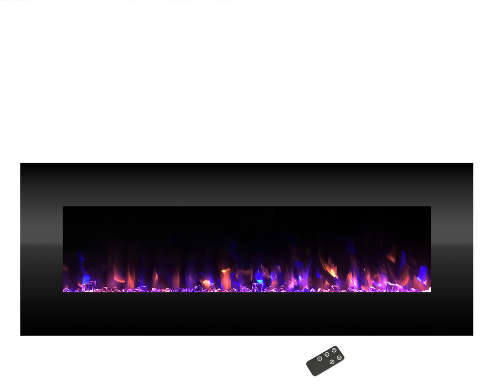 Electric Color Changing Fireplace Wall, Northwest Electric Fireplace Wall Mounted Color Changing Led Flame And Remote