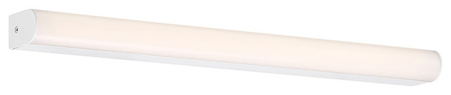Slim Nightstick 18" LED Bathroom Vanity & Wall Light 3000K, White