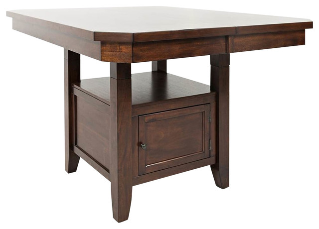 Adjule Dining Table With Storage Base