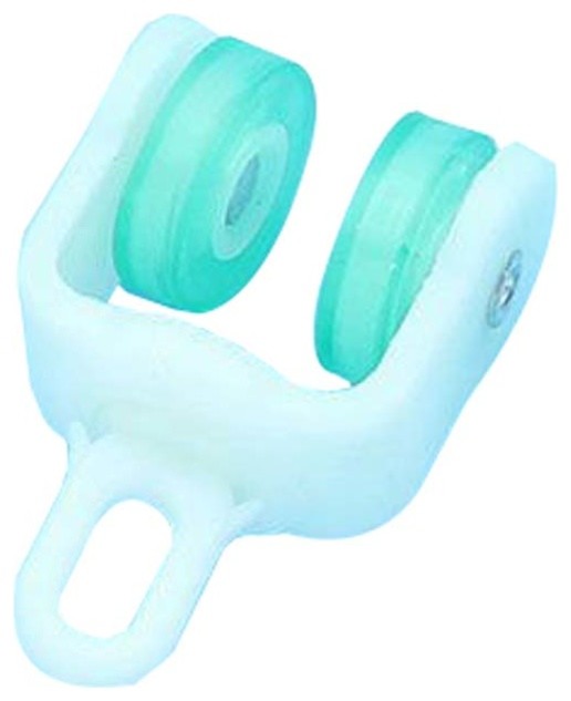 30 Piece Plastic Curtain Track Rollers Sliding Wheel Roller