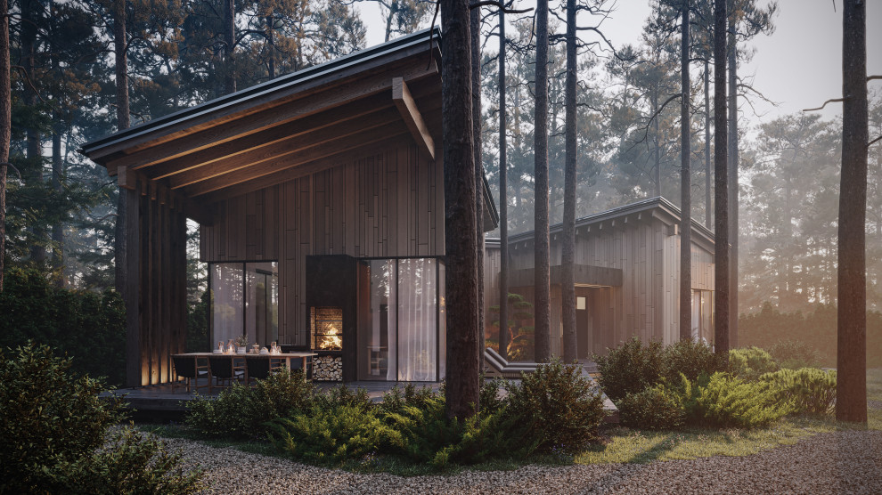 Загородный дом в экостиле