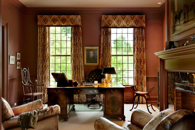 Connecticut Estate traditional-home-office