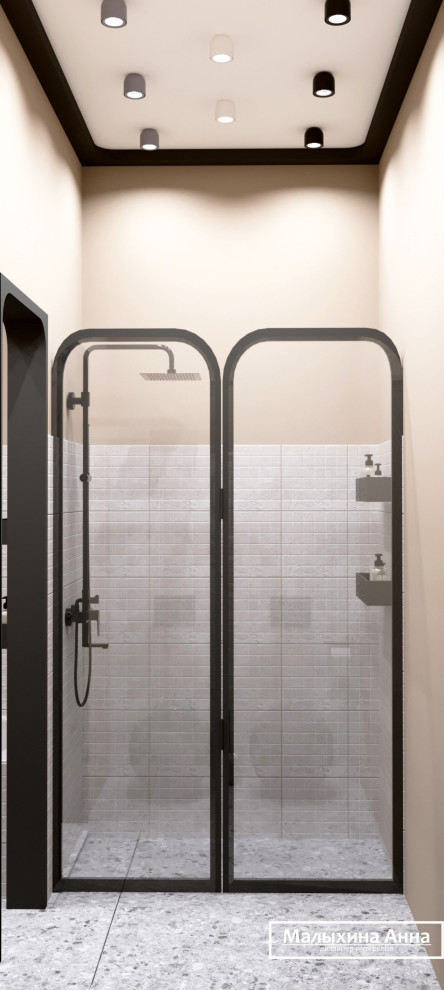 Душевая в стиле минимализм