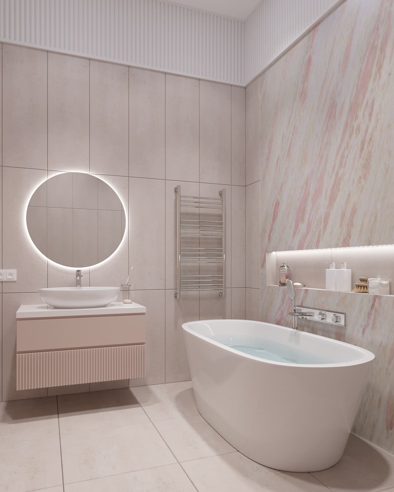 Интерьер двухэтажного загородного дома