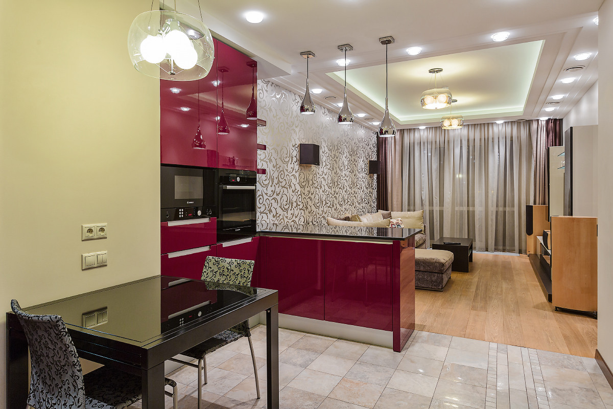 Современная квартира с одной спальней