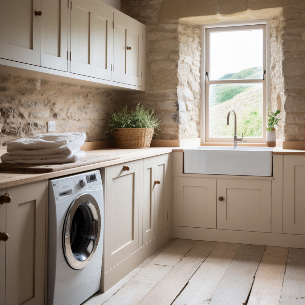 Photo of a country laundry room in West Midlands.