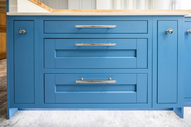 Cool Blue traditional-kitchen
