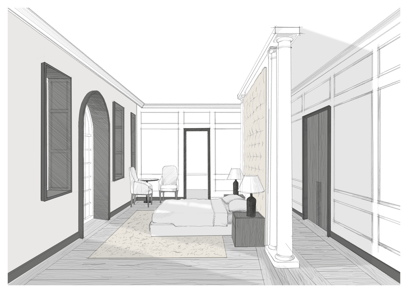 Интерьеры загородного дома. поселок "Павлово".Москва