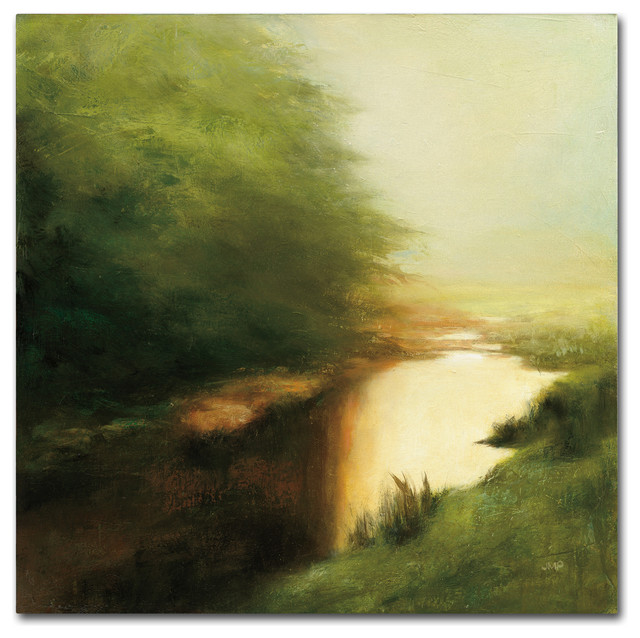 Spring Rain New York Crop Giclee Stretched Canvas Artwork 30 x 20 Global Gallery Julia Purinton