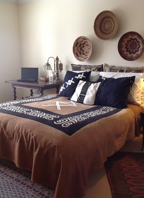African Themed Bedroom Eclectic Bedroom Other By