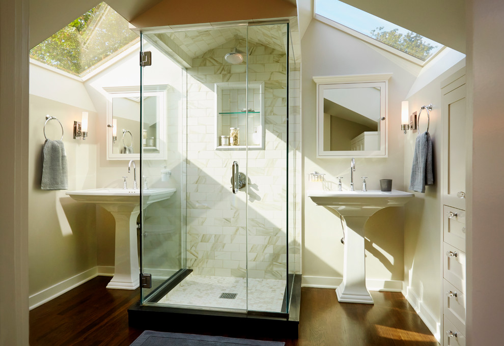 Example of a mountain style bathroom design in Seattle