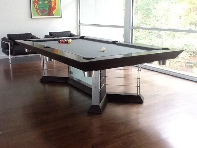 Stainless Steel Pool Tables by MITCHELL Pool Tables - Modern - Living ...
