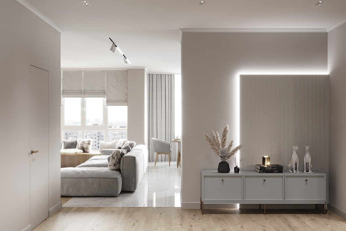 Проект квартиры 109 кв.м для семьи из г. Кемерово