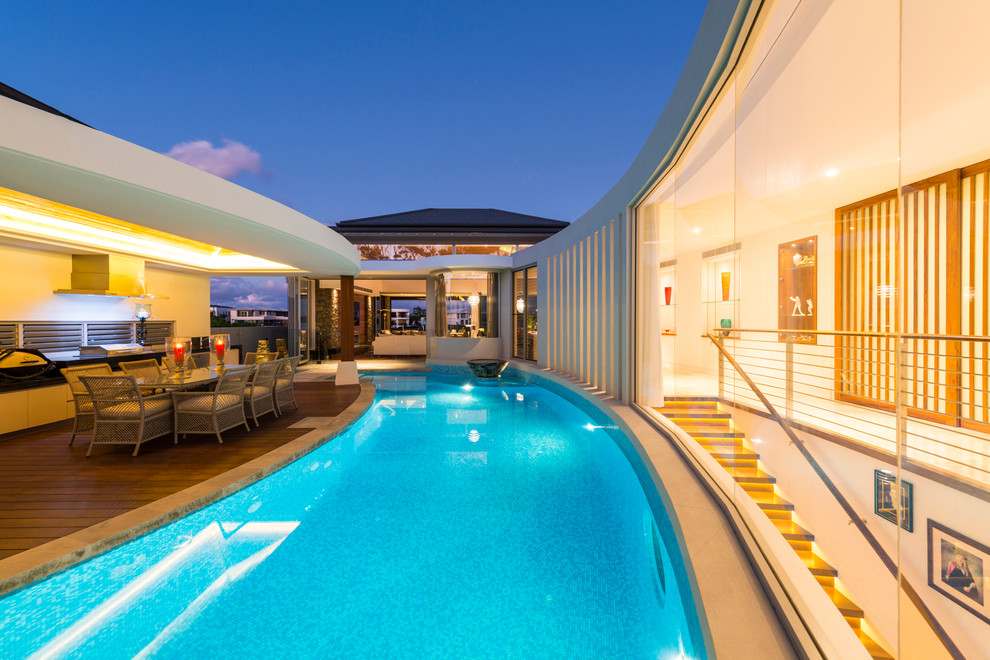 Contemporary pool in Gold Coast - Tweed.