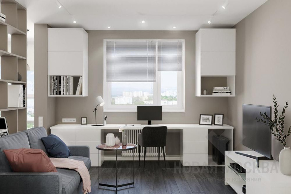 Дизайн-проект однокомнатной квартиры 48 кв.м. в ЖК «Коммунарка»