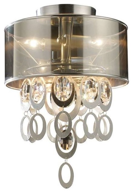 Parisienne 2-Light Wall Sconce, Silver Leaf
