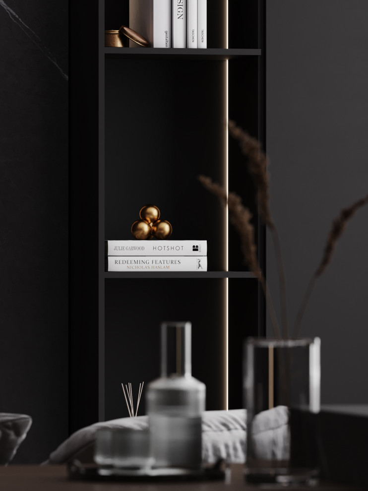 Брутальный современный интерьер, ЖК Румянцево Парк