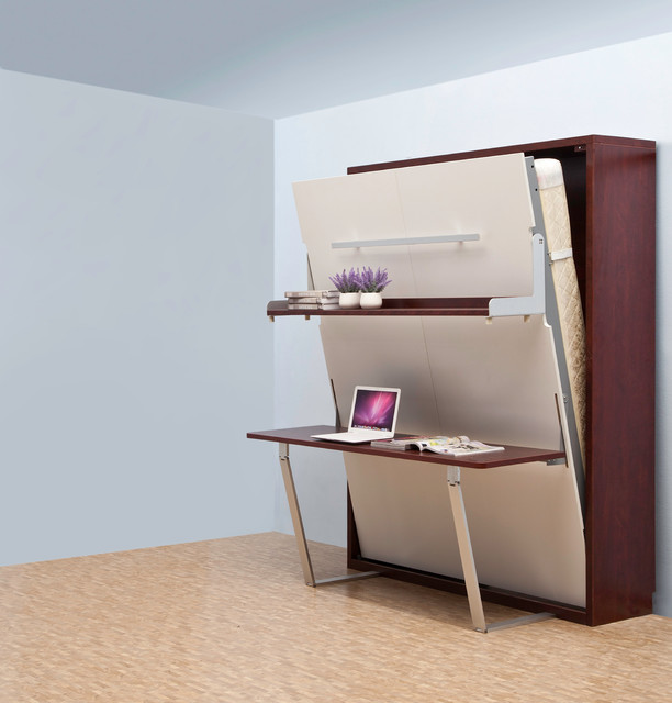 Full size Murphy hidden bed with desk - Contemporary - Murphy Beds ...