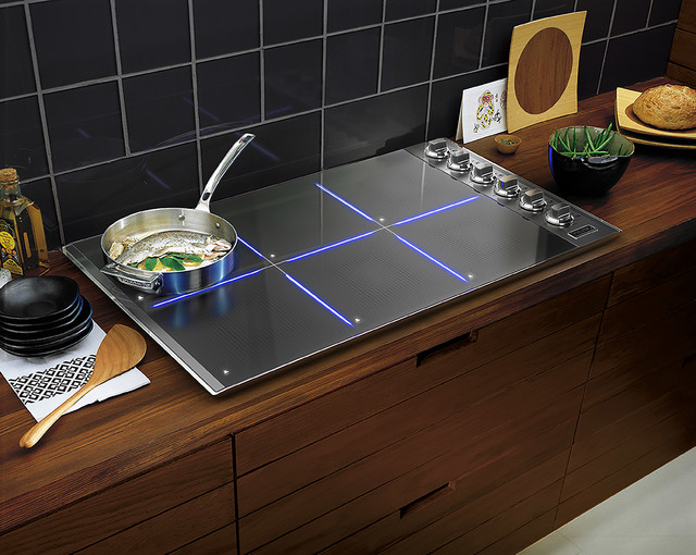 White induction cooktop 360