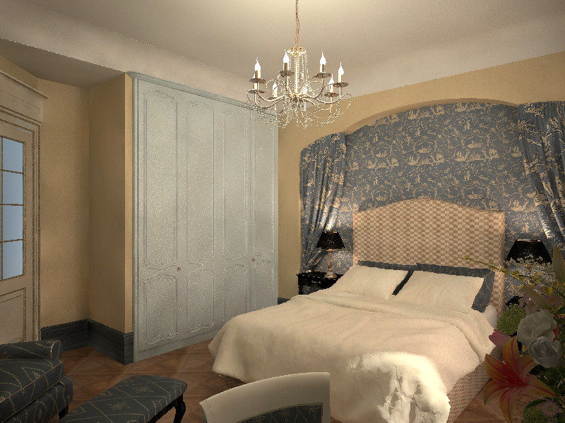 Интерьер в синих тонах