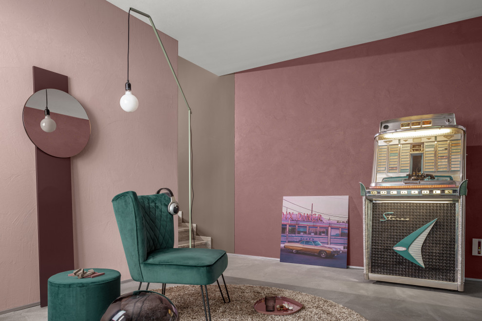 Eklektisches Wohnzimmer