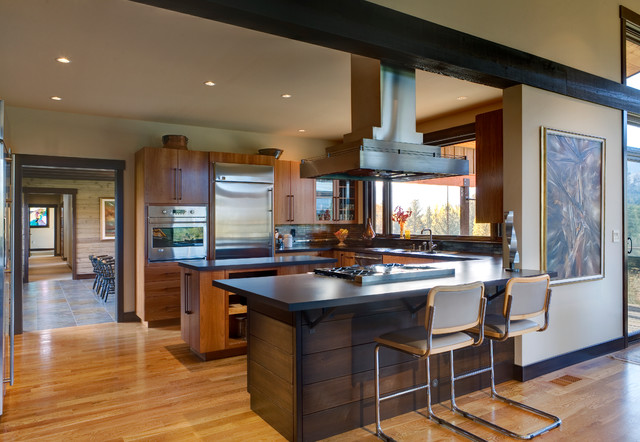 Big Valley Ranch contemporary-kitchen
