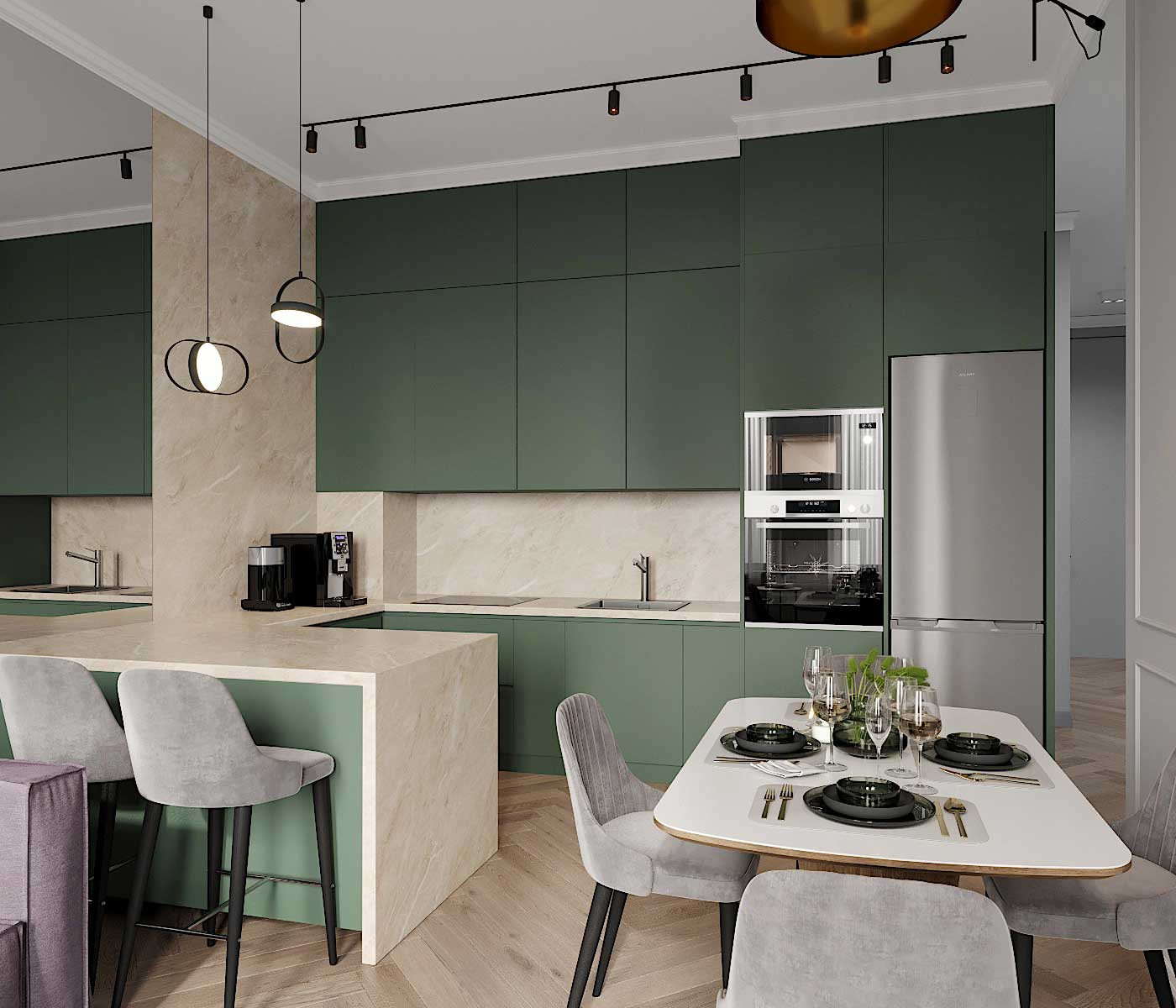 Гостиная-столовая