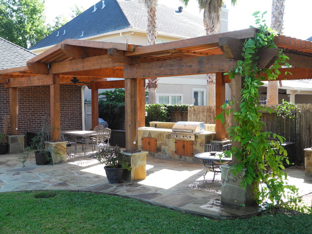 Pergolas and Patio Covers - Contemporary - Landscape - Houston - by ...