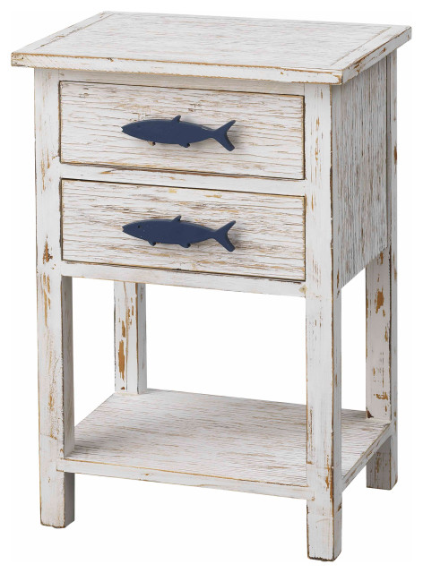 Two Drawer Accent Table - Beach Style - Side Tables And End Tables - by ...