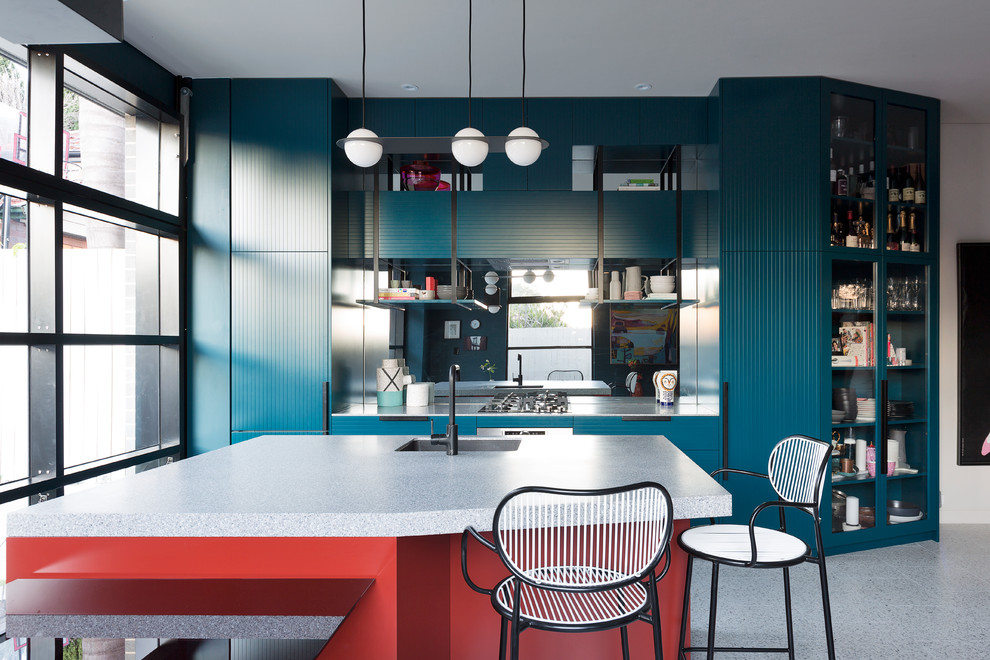 Inspiration for a midcentury kitchen in Sydney.