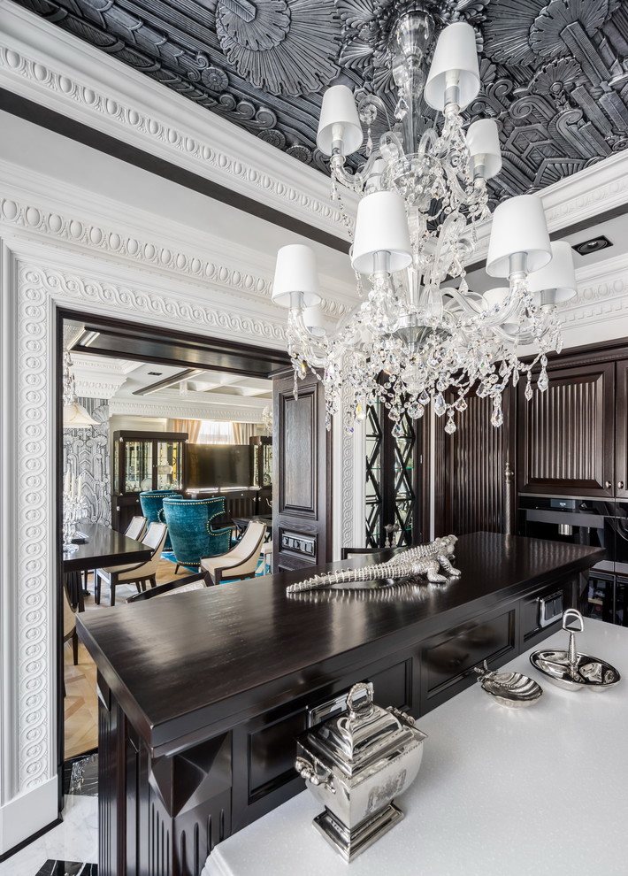 Интерьер квартиры в стиле современной классики с элементами Ар-Деко в Петербурге