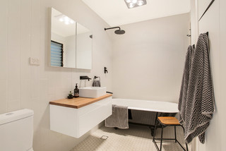 New bathroom with recycled bath - Bathroom Renovations Sydney