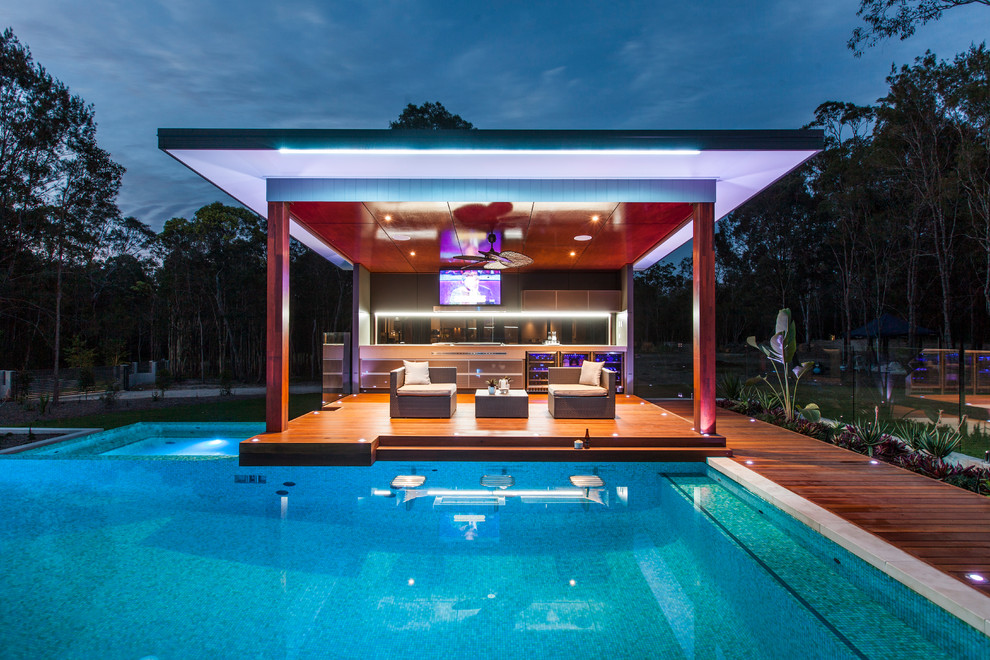 Photo of a modern patio in Brisbane.