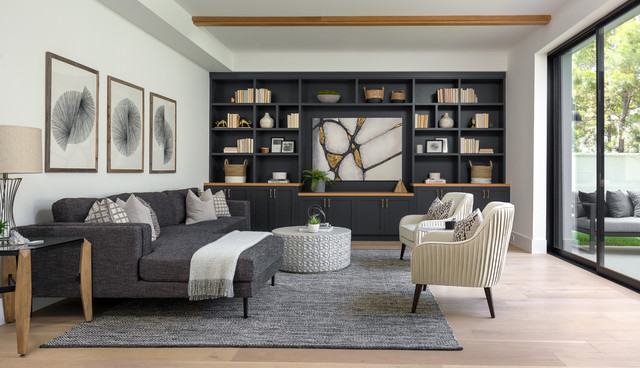 Beverly Drive contemporaneo-sala-de-estar