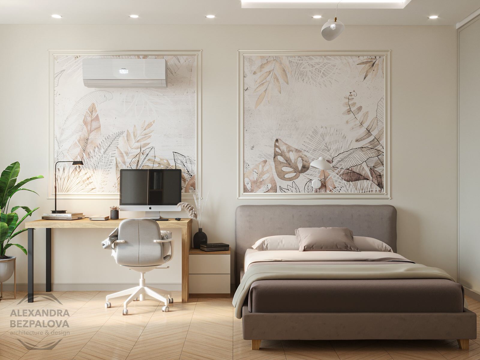 Дизайн проект квартиры на ул. Комсомольская г. Хабаровск