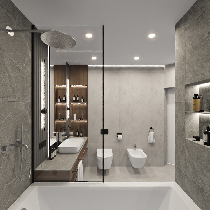 Санузел в современном стиле