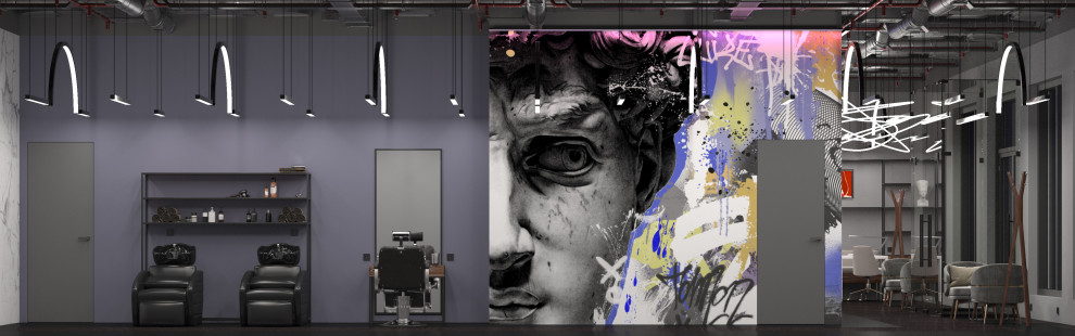 БАРБЕРШОП И САЛОН КРАСОТЫ BLACK RABBIT 140 КВ.М. Г. МОСКВА